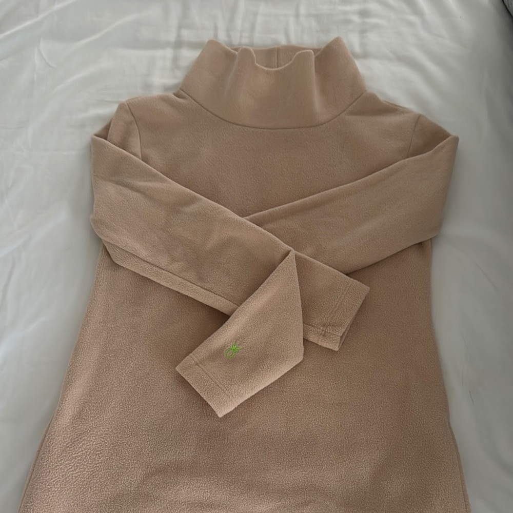 Dudley Stephens Tan Turtleneck Sweater